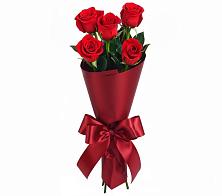 Букет 5 Красных роз Эдлесс Лав в Поронайске