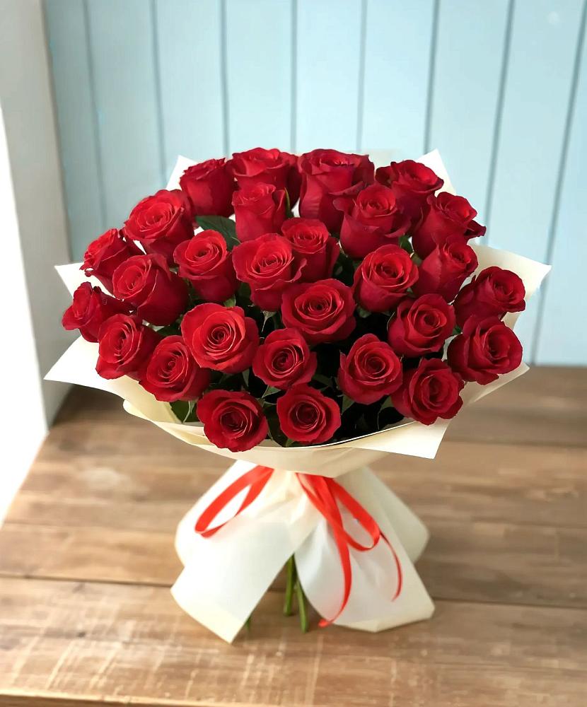 Букет 29 Красных роз в Поронайске