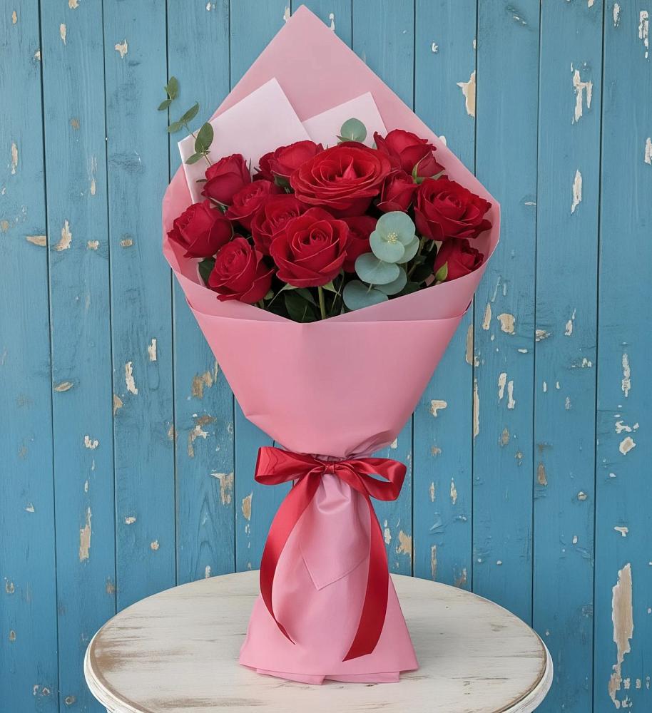 Букет цветов из: Розы в Поронайске