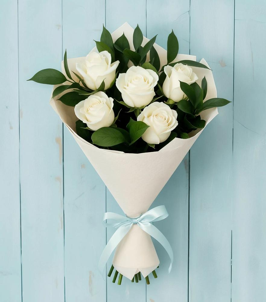 Букет цветов из: Розы в Поронайске