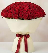 Букет 101 Красная роза Милано #REPLACE_PRED# Поронайске
