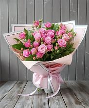 Букет Розовый кустик в Поронайске
