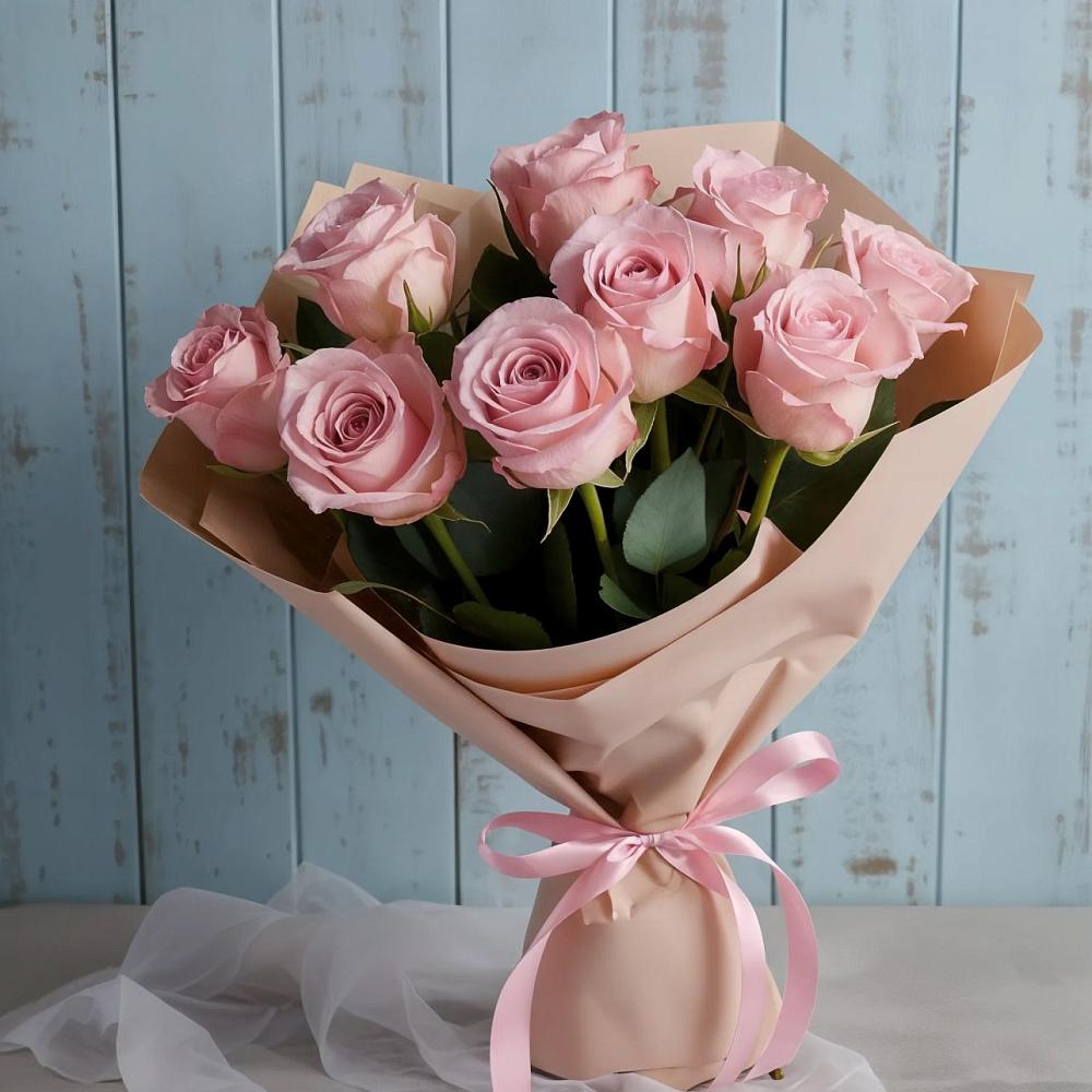 Букет цветов из: Розы в Поронайске