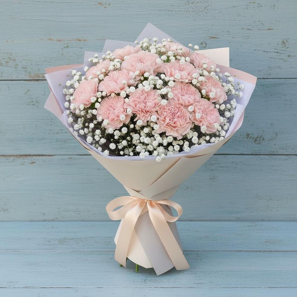 Букет цветов из: Гвоздики в Поронайске