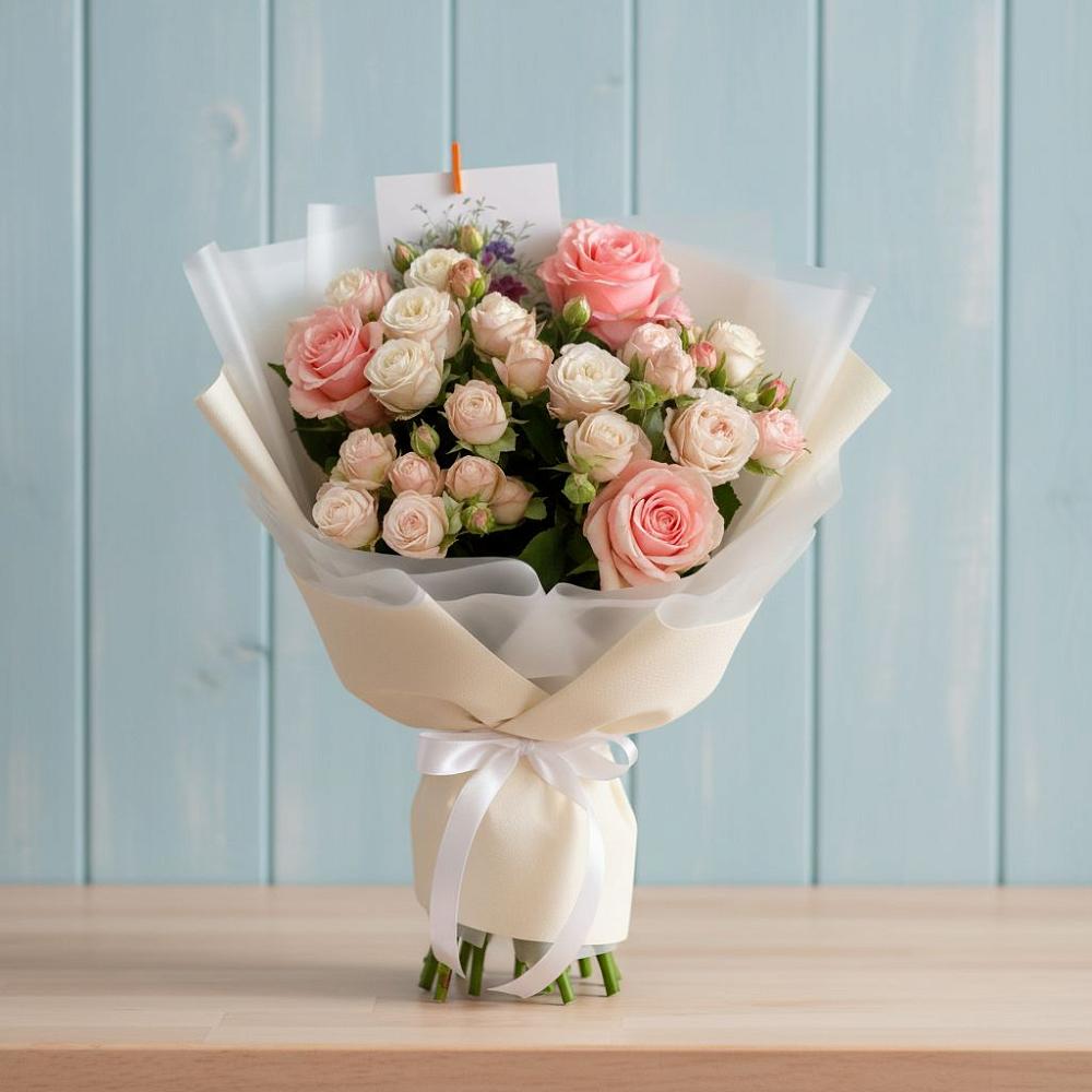 Букет цветов из: Розы в Поронайске