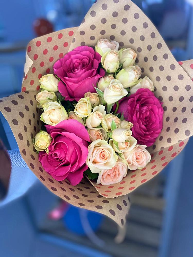 Букет цветов из: Розы в Поронайске