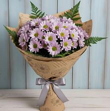 Букет цветов из:  Хризантемы в Поронайске