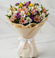 Букет цветов из:  Альстромерии в Поронайске