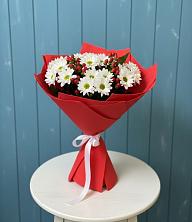 Букет цветов из:  Хризантемы в Поронайске