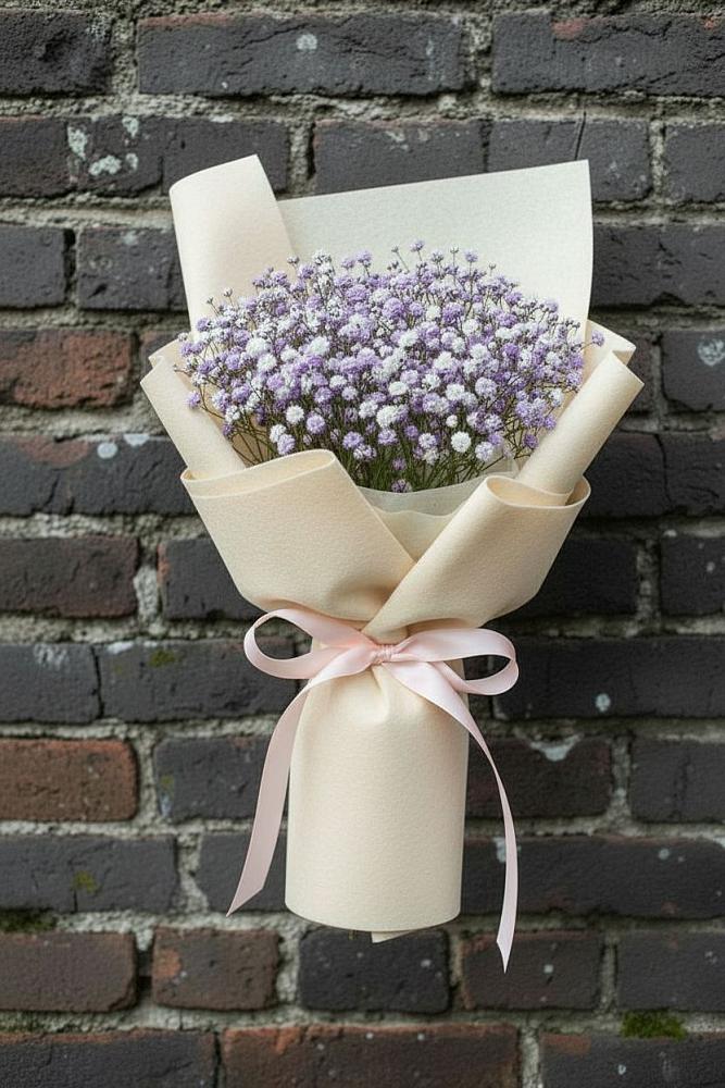 Букет цветов из: Гипсофила в Поронайске