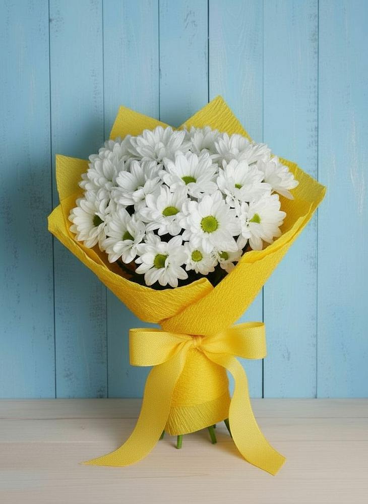 Букет цветов из: Хризантемы в Поронайске