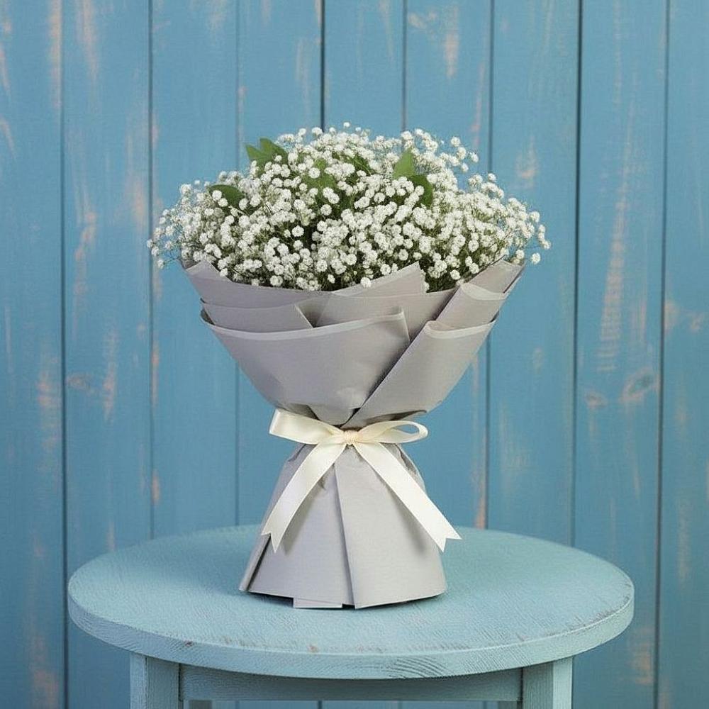 Букет цветов из: Гипсофила в Поронайске