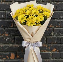 Букет цветов из:  Хризантемы в Поронайске