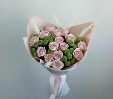 Букет цветов из:  Розы и Хризантемы в Поронайске
