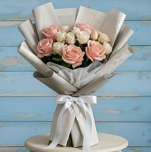 Букет цветов из:  Розы #REPLACE_PRED# Поронайске