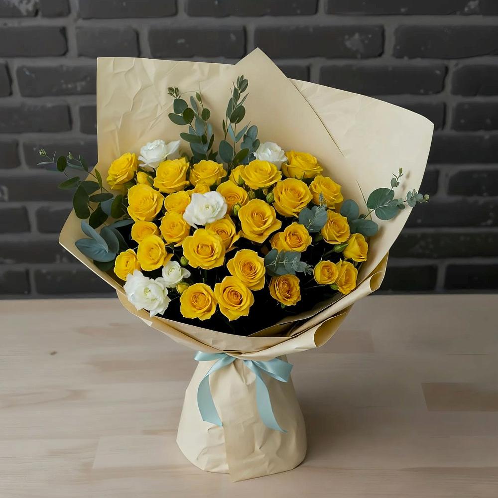 Букет цветов из: Розы в Поронайске