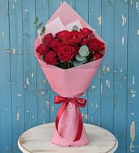 Букет цветов из:  Розы в Поронайске