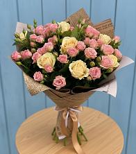 Букет цветов из:  Розы в Поронайске