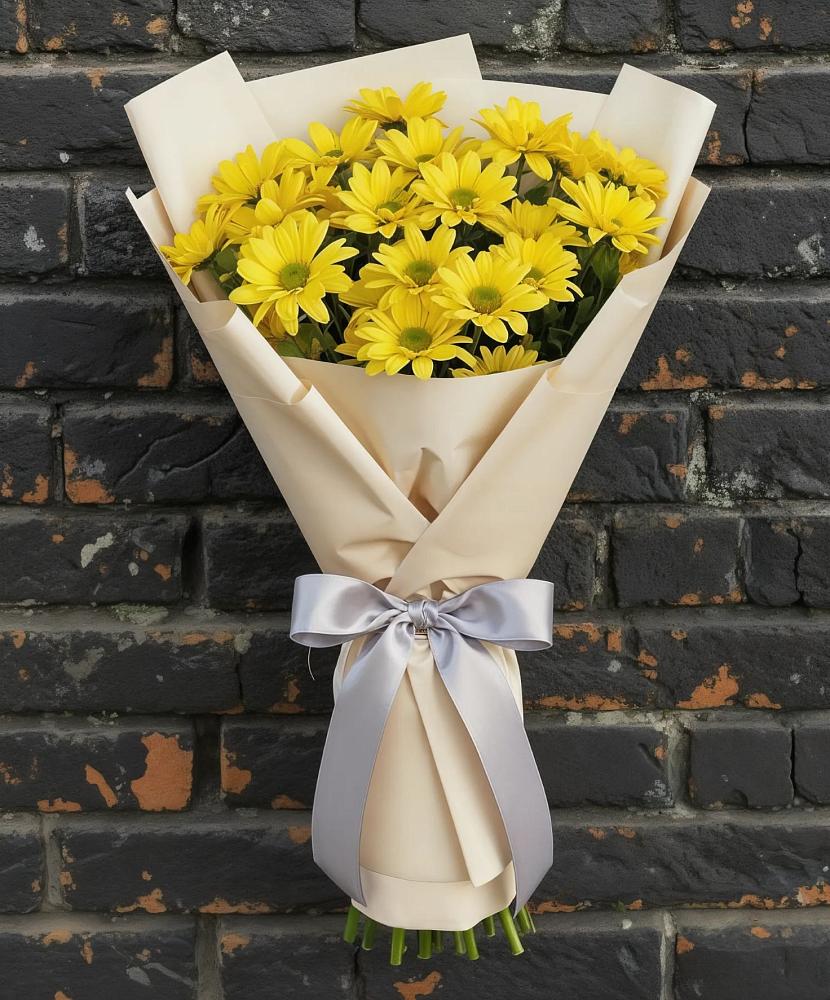 Букет цветов из: Хризантемы в Поронайске