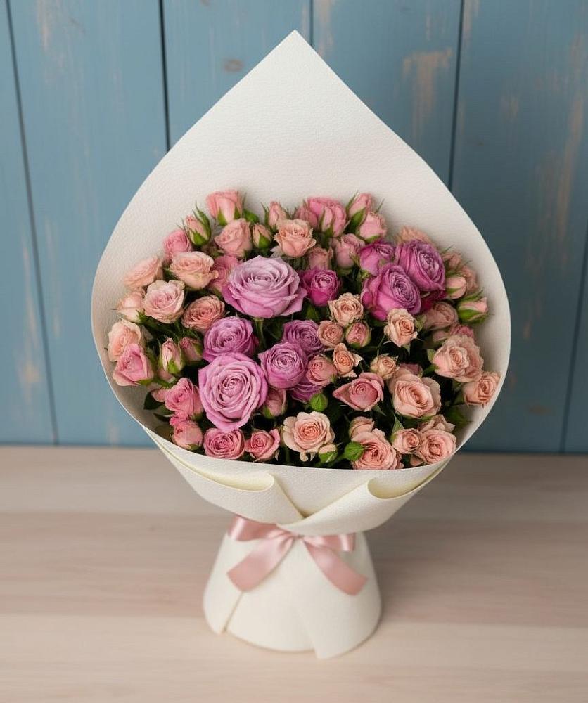 Букет цветов из: Розы в Поронайске