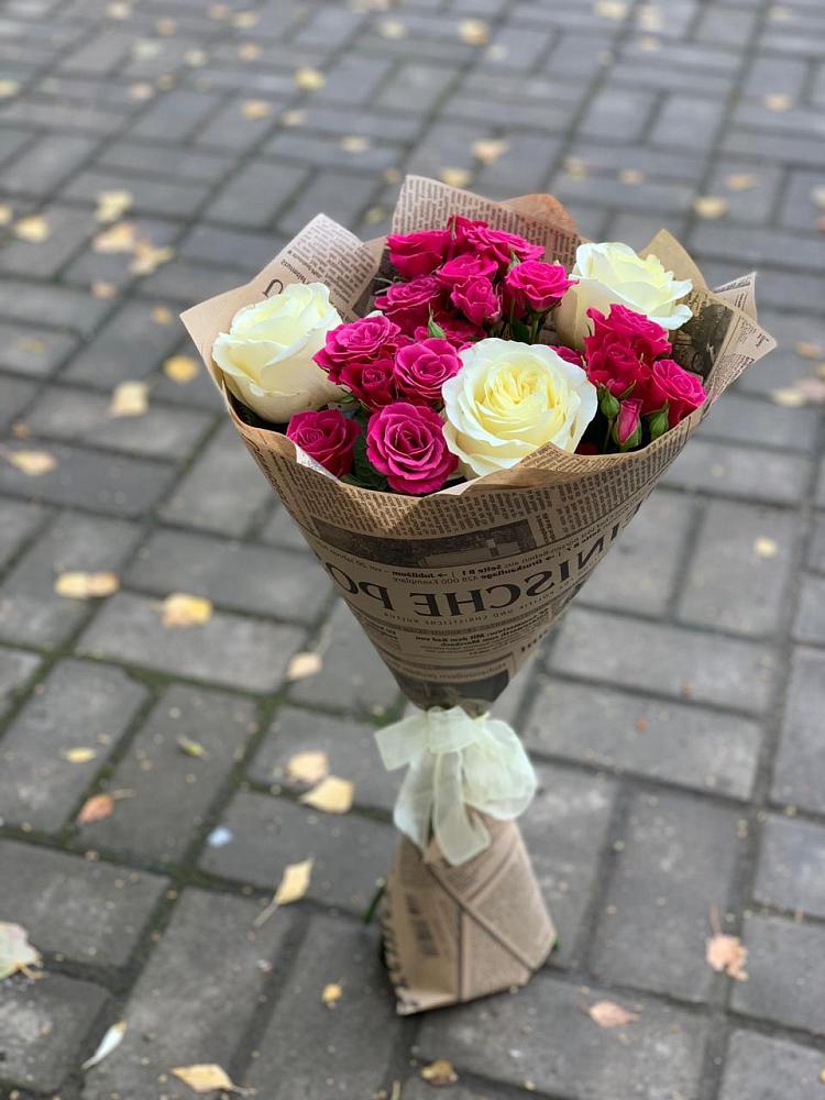 Букет цветов из: Розы в Поронайске