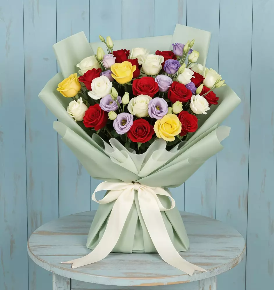 Букет цветов из: Розы в Поронайске