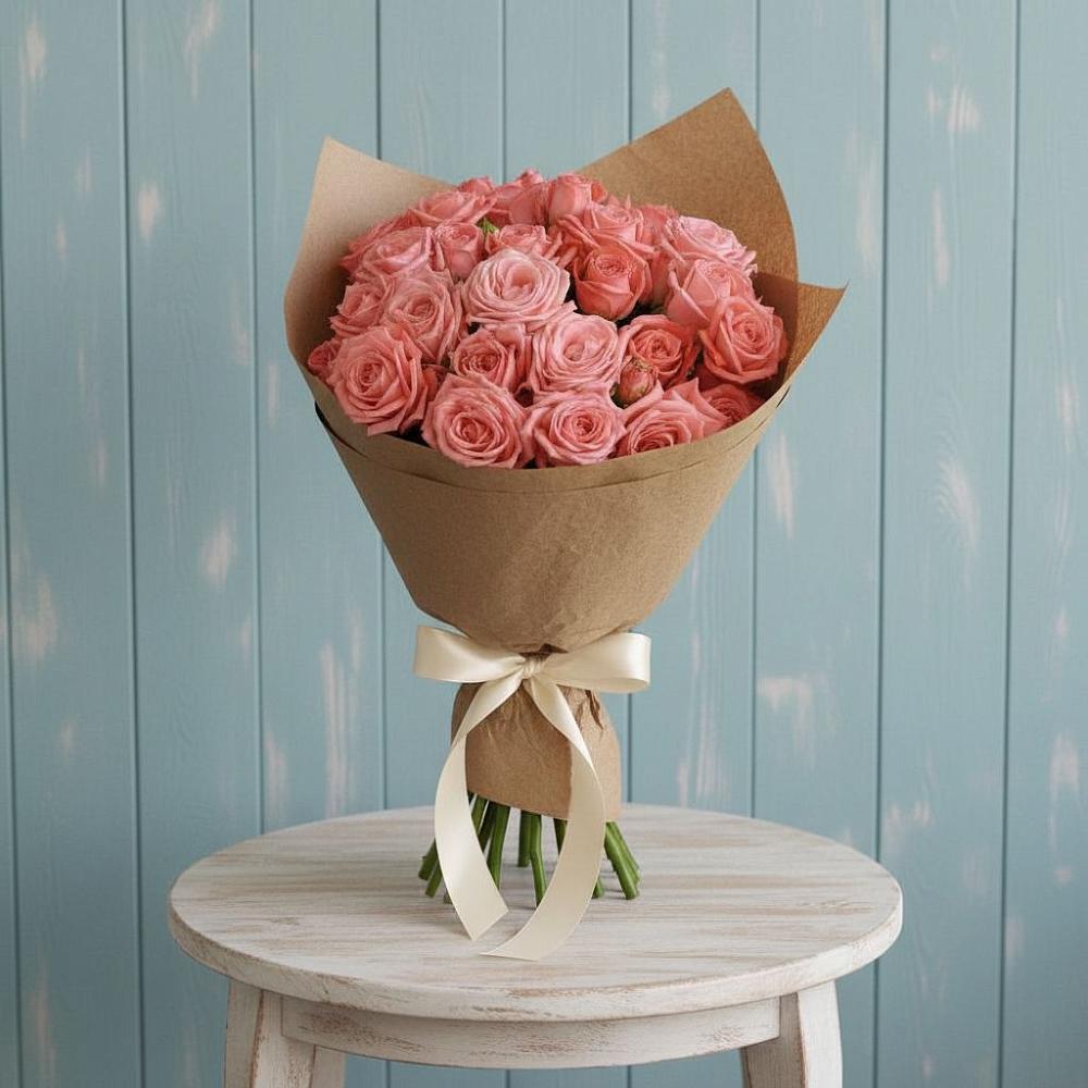 Букет цветов из: Розы в Поронайске